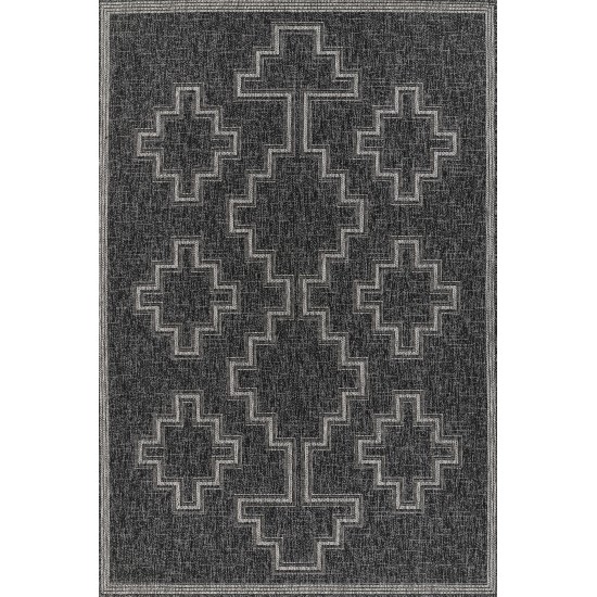 Rug, Momeni, Hampton, HAM-9, Black, 2'7" X 7'6" Runner, 49893