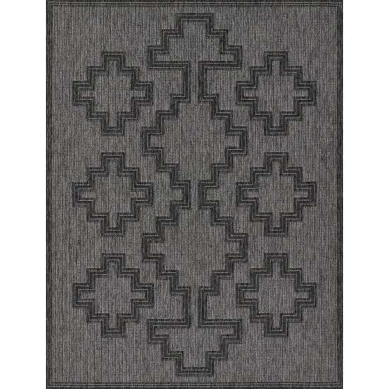 Rug, Momeni, Hampton, HAM-9, Charcoal, 2'7" X 7'6" Runner, 48475