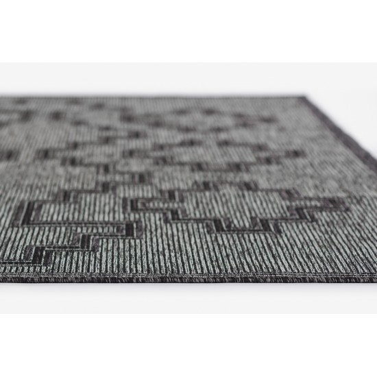 Rug, Momeni, Hampton, HAM-9, Charcoal, 2'7" X 7'6" Runner, 48475