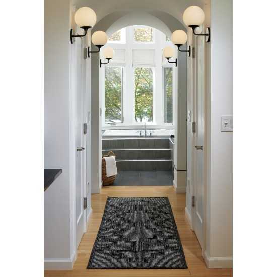 Rug, Momeni, Hampton, HAM-9, Charcoal, 8' X 10', 48503