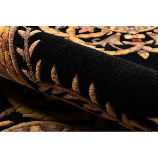 Rug, Momeni, Harmony India, HAI12, Black, 2' X 3', 45787