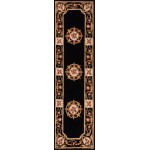 Rug, Momeni, Harmony India, HAI12, Black, 2' X 3', 45787