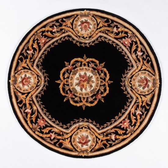 Rug, Momeni, Harmony India, HAI12, Black, 2' X 3', 45787