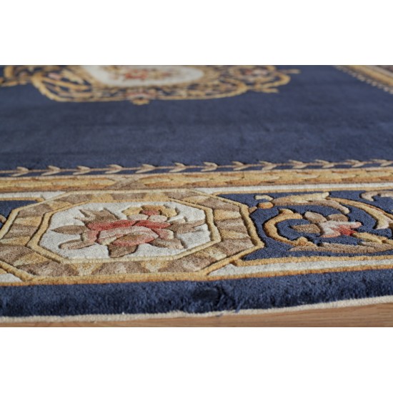 Rug, Momeni, Harmony India, HAI12, Blue, 2' X 3', 45785