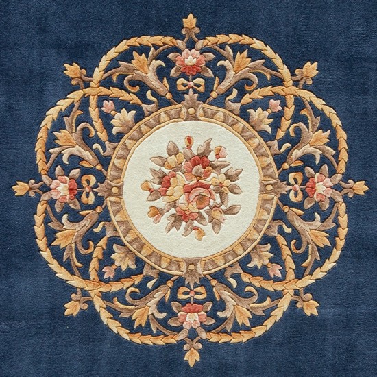 Rug, Momeni, Harmony India, HAI12, Blue, 2'3" X 8' Runner, 45794