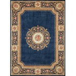 Rug, Momeni, Harmony India, HAI12, Blue, 6' X 6' Octagon, 45821