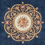 Rug, Momeni, Harmony India, HAI12, Blue, 6' X 6' Octagon, 45821