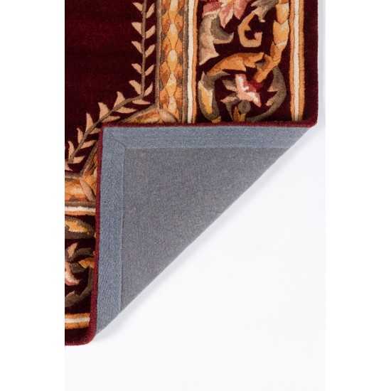 Rug, Momeni, Harmony India, HAI12, Burgundy, 4' X 4' Round, 45838