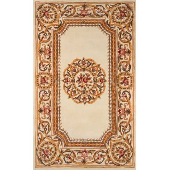 Rug, Momeni, Harmony India, HAI12, Ivory, 2' X 3', 45786