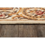 Rug, Momeni, Harmony India, HAI12, Ivory, 3'6" X 5'6", 45804