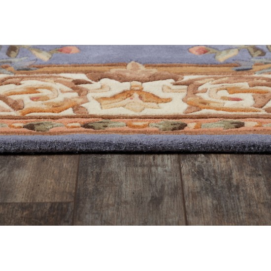 Rug, Momeni, Harmony India, HAI-7, Blue, 3'6" X 5'6", 45798