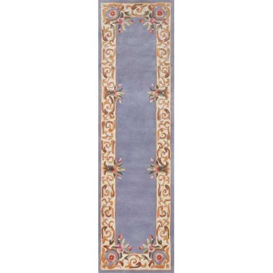 Rug, Momeni, Harmony India, HAI-7, Blue, 3'6" X 5'6", 45798