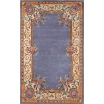 Rug, Momeni, Harmony India, HAI-7, Blue, 6' X 6' Octagon, 45816