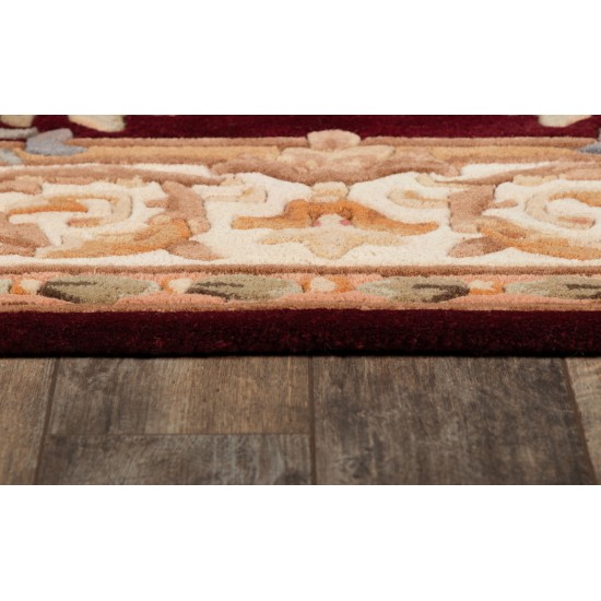 Rug, Momeni, Harmony India, HAI-7, Burgundy, 2' X 3', 45782