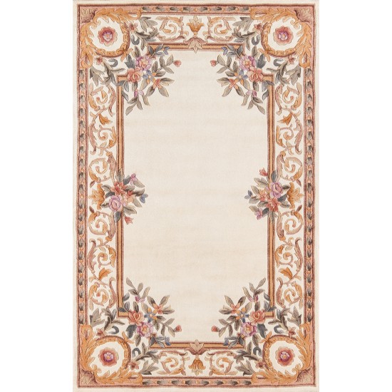 Rug, Momeni, Harmony India, HAI-7, Ivory, 2' X 3', 45781