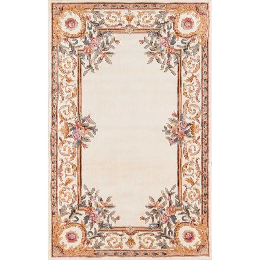 Rug, Momeni, Harmony India, HAI-7, Ivory, 2'3" X 8' Runner, 45790