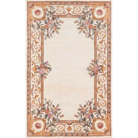 Rug, Momeni, Harmony India, HAI-7, Ivory, 6' X 6' Octagon, 45817