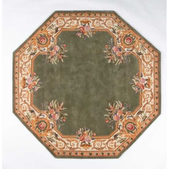 Rug, Momeni, Harmony India, HAI-7, Sage, 5' X 8', 45806
