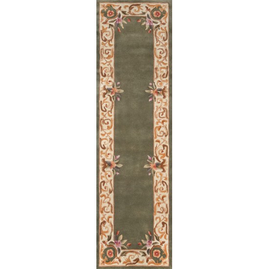 Rug, Momeni, Harmony India, HAI-7, Sage, 5' X 8', 45806