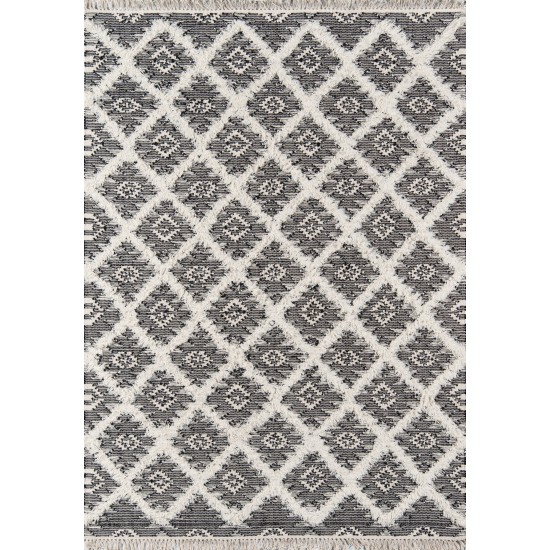 Rug, Momeni, Harper, HAR-1, Black, 2' X 3', 40228