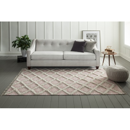 Rug, Momeni, Harper, HAR-1, Pink, 5' X 7', 41161