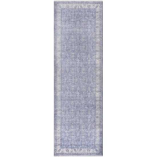 Rug, Momeni, Helena, HEL-4, Blue, 2'6" X 8' Runner, 45764