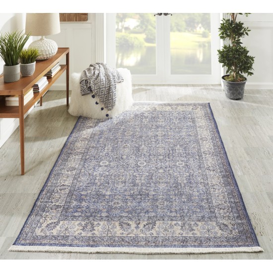 Rug, Momeni, Helena, HEL-4, Blue, 2'6" X 8' Runner, 45764