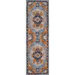 Rug, Momeni, Ibiza, IBI-1, Blue, 2' X 3', 40478