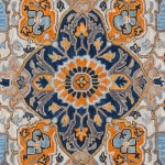 Rug, Momeni, Ibiza, IBI-1, Blue, 2' X 3', 40478