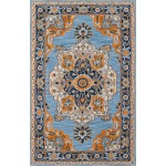 Rug, Momeni, Ibiza, IBI-1, Blue, 2'3" X 7'10" Runner, 40492