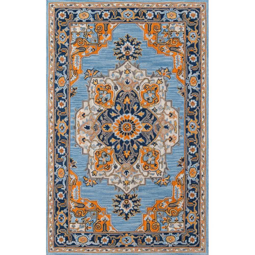 Rug, Momeni, Ibiza, IBI-1, Blue, 2'3" X 7'10" Runner, 40492