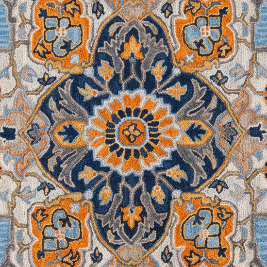 Rug, Momeni, Ibiza, IBI-1, Blue, 2'3" X 7'10" Runner, 40492