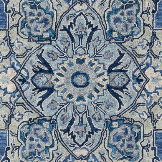 Rug, Momeni, Ibiza, IBI-1, Denim, 2'3" X 7'10" Runner, 40491