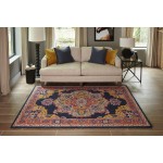 Rug, Momeni, Ibiza, IBI-1, Navy, 2'3" X 7'10" Runner, 40490