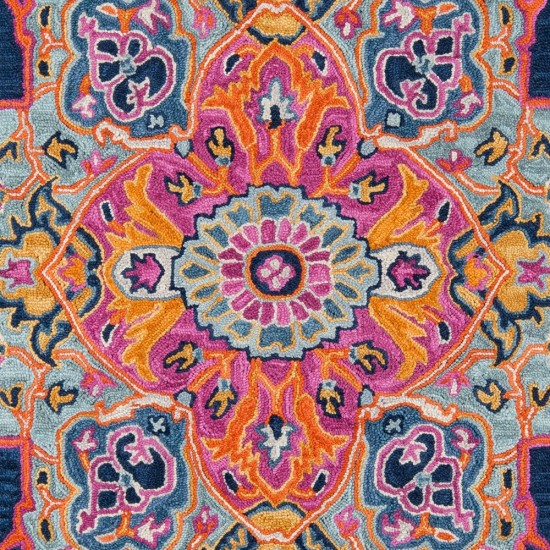 Rug, Momeni, Ibiza, IBI-1, Navy, 2'3" X 7'10" Runner, 40490