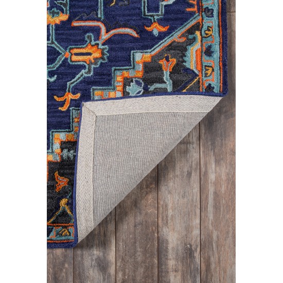 Rug, Momeni, Ibiza, IBI-2, Navy, 2'3" X 7'10" Runner, 40493