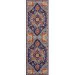 Rug, Momeni, Ibiza, IBI-2, Navy, 2'3" X 7'10" Runner, 40493