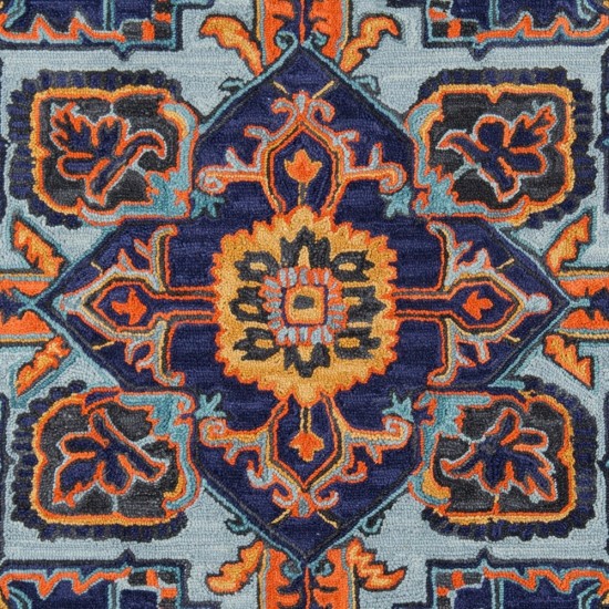 Rug, Momeni, Ibiza, IBI-2, Navy, 2'3" X 7'10" Runner, 40493