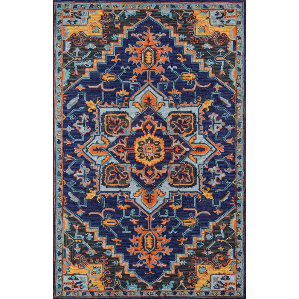 Rug, Momeni, Ibiza, IBI-2, Navy, 5' X 8', 40508 Rug, Momeni, Ibiza, IBI-2, Navy, 5' X 8', 40508