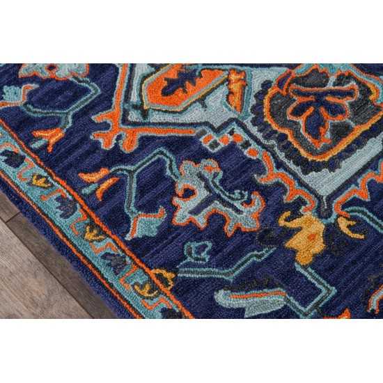 Rug, Momeni, Ibiza, IBI-2, Navy, 5' X 8', 40508