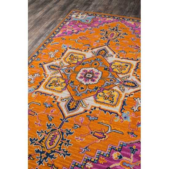 Rug, Momeni, Ibiza, IBI-2, Orange, 2'3" X 7'10" Runner, 40494