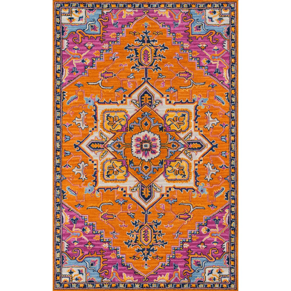 Rug, Momeni, Ibiza, IBI-2, Orange, 3' X 5', 40499