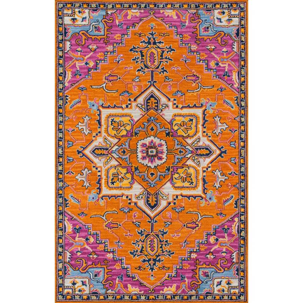 Rug, Momeni, Ibiza, IBI-2, Orange, 5' X 8', 40510