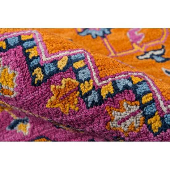 Rug, Momeni, Ibiza, IBI-2, Orange, 6' X 9', 40520