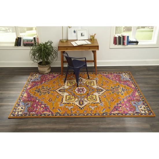 Rug, Momeni, Ibiza, IBI-2, Orange, 6' X 9', 40520