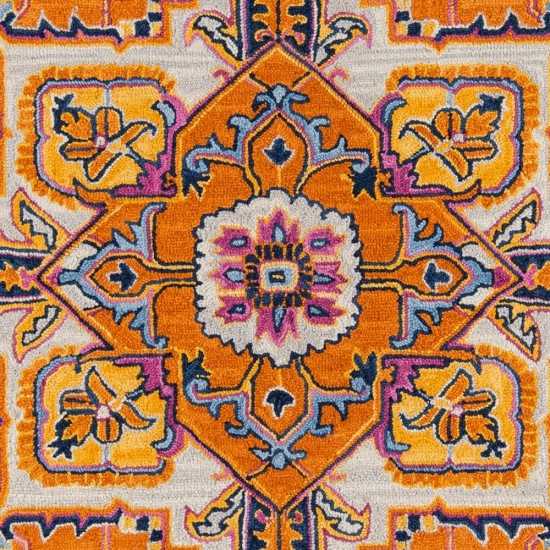Rug, Momeni, Ibiza, IBI-2, Orange, 6' X 9', 40520