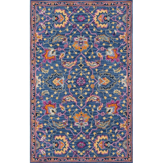 Rug, Momeni, Ibiza, IBI-3, Blue, 2' X 3', 40483