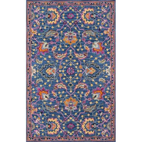 Rug, Momeni, Ibiza, IBI-3, Blue, 2'3" X 7'10" Runner, 40488