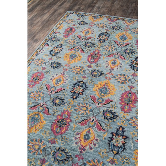 Rug, Momeni, Ibiza, IBI-4, Blue, 2'3" X 7'10" Runner, 40487