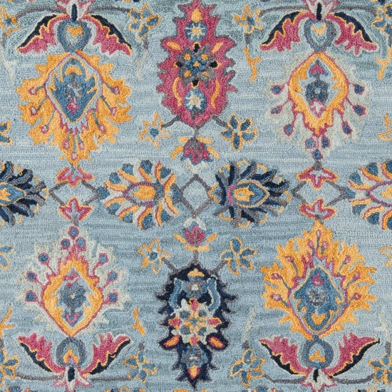 Rug, Momeni, Ibiza, IBI-4, Blue, 2'3" X 7'10" Runner, 40487